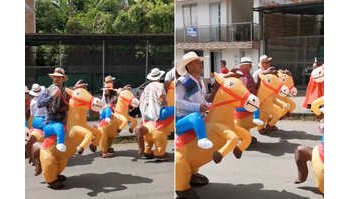 Riosucio celebra il Carnevale del Diavolo con cavalli gonfiabili: un messaggio contro lo sfruttamento animale